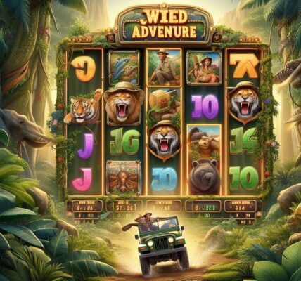Thrilling Jungle Safari Slot with 5 Wild Reels promises exciting adventure wins!