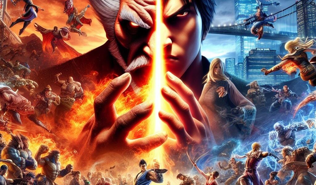 An epic battle scene from Tekken 8, showcasing the intense action and stunning visuals of the legendary fighting saga.