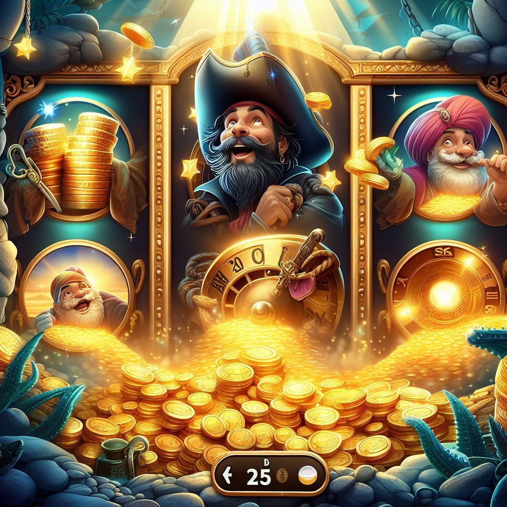 4 Bonus Rounds in Treasure Quest Slot